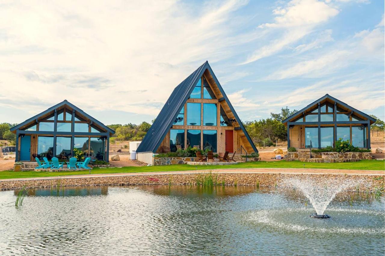 Gruene Daze Chalet - Stylish Aframe - Escape The Ordinary Ню Браунфелс Екстериор снимка