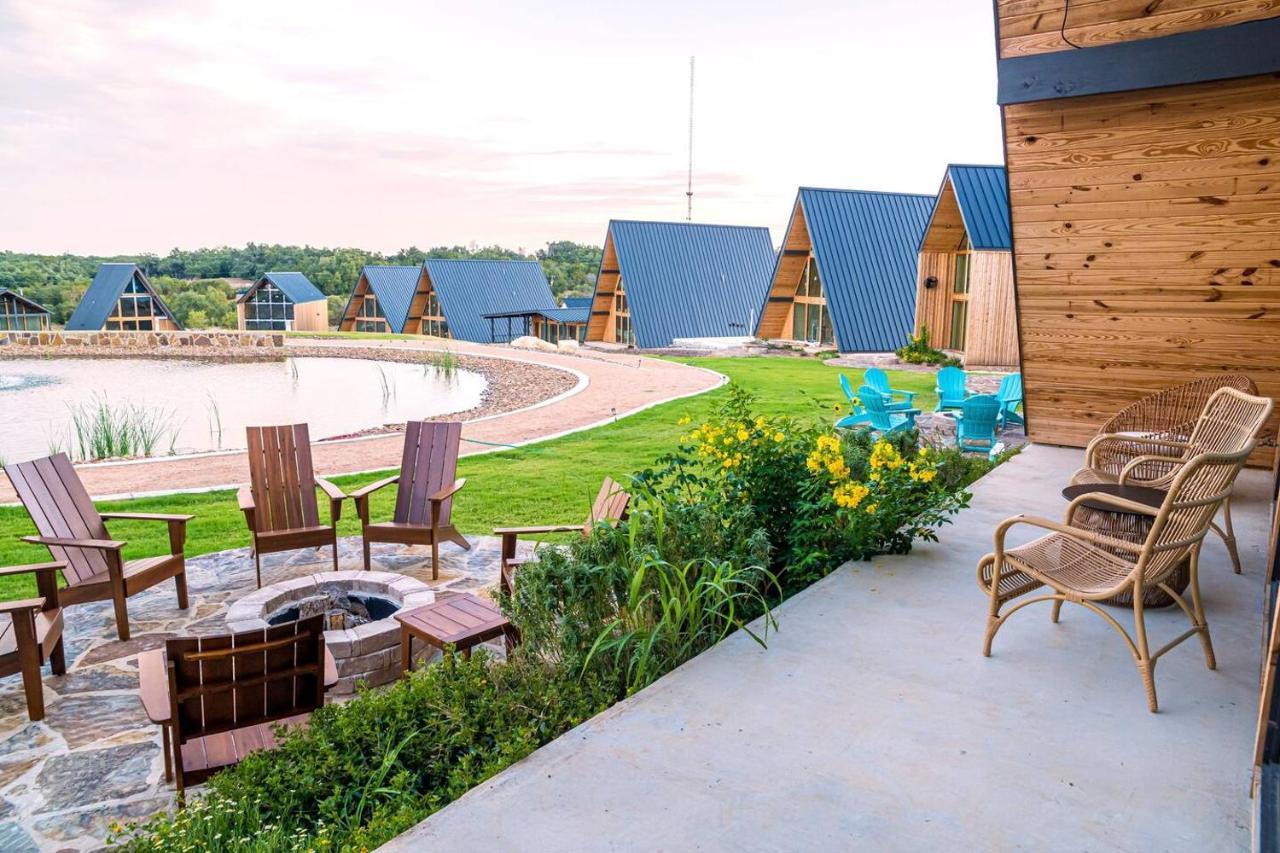 Gruene Daze Chalet - Stylish Aframe - Escape The Ordinary Ню Браунфелс Екстериор снимка