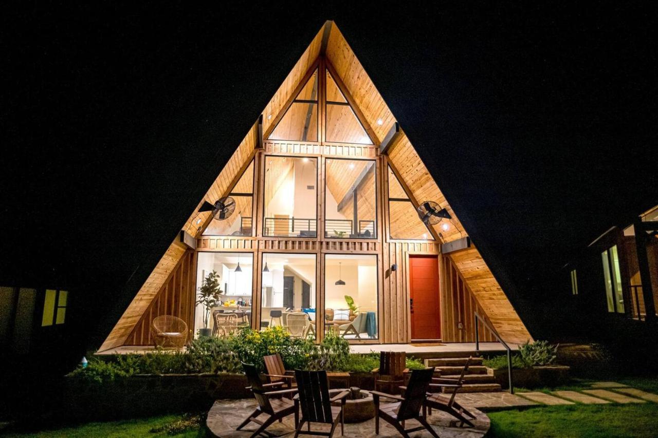 Gruene Daze Chalet - Stylish Aframe - Escape The Ordinary Ню Браунфелс Екстериор снимка